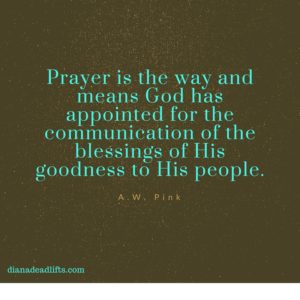 Quote on prayer via dianadeadlifts